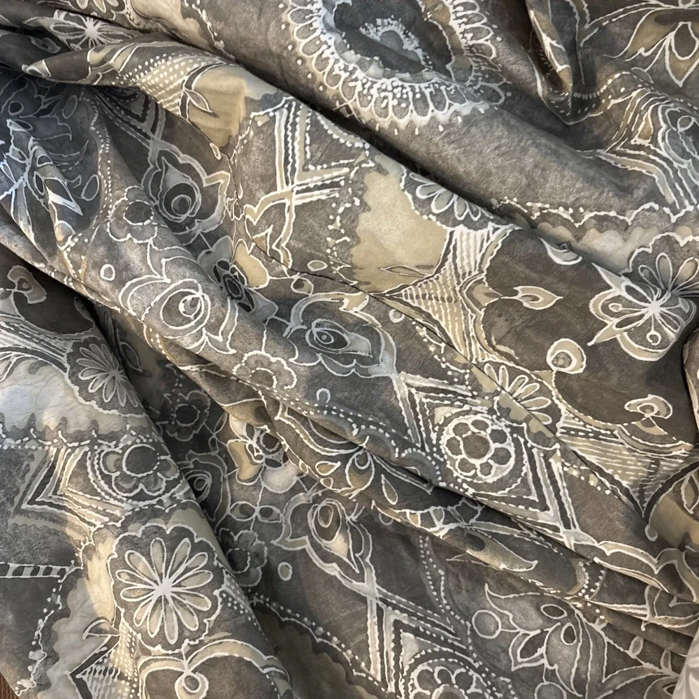 POTTERY BARN Jacolyn ? DUVET COVER F/Q 2 STD‎ SHAMS, GREY/WHITE SPARE BR DISPLAY